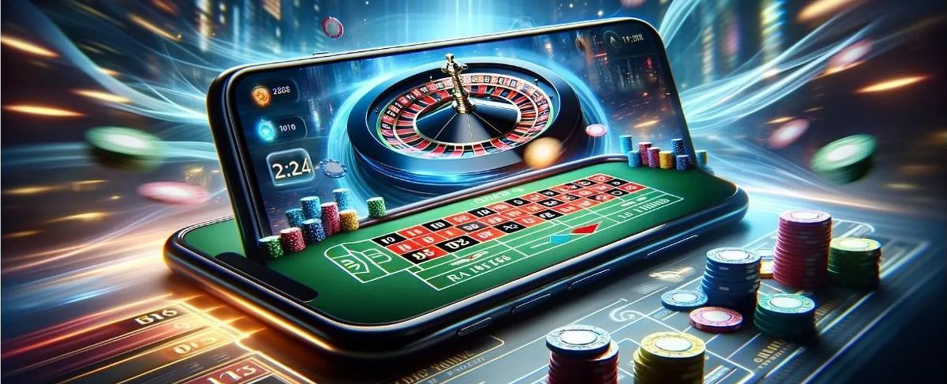 A vibrant image representing online betting with bet100 in the Philippines, showing sports betting and casino game elements, perfect for beginners.